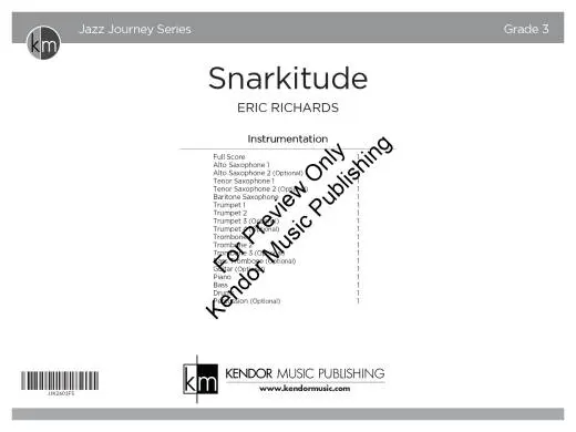 Snarkitude - Richards - Jazz Ensemble - Gr. 3