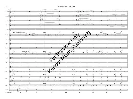 Smooth Cruise - White - Jazz Ensemble - Gr. 1.5