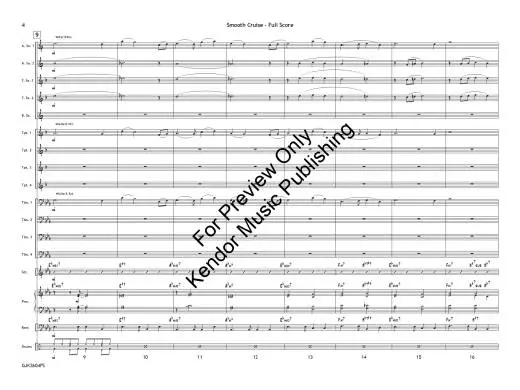 Smooth Cruise - White - Jazz Ensemble - Gr. 1.5