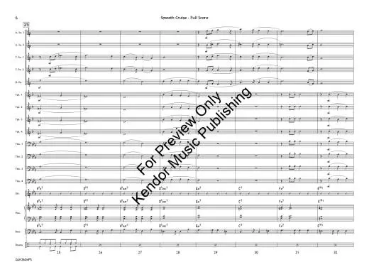 Smooth Cruise - White - Jazz Ensemble - Gr. 1.5