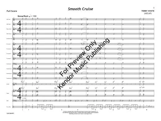 Smooth Cruise - White - Jazz Ensemble - Gr. 1.5