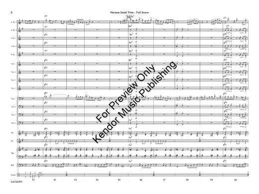 Havana Good Time - Berg - Jazz Ensemble - Gr. 1.5