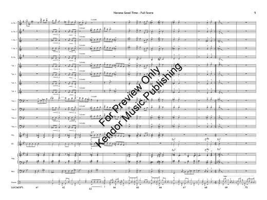 Havana Good Time - Berg - Jazz Ensemble - Gr. 1.5