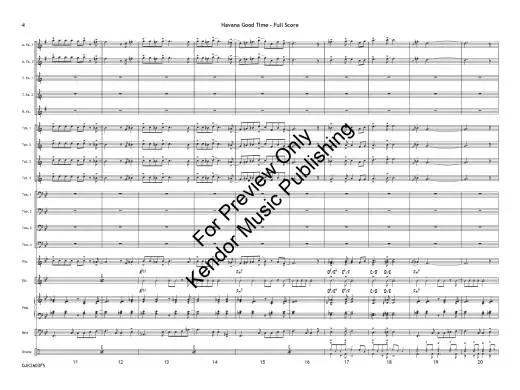 Havana Good Time - Berg - Jazz Ensemble - Gr. 1.5