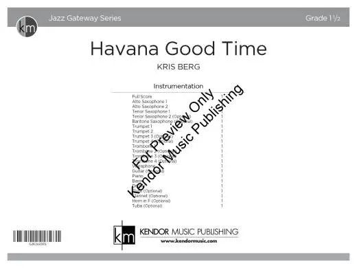 Havana Good Time - Berg - Jazz Ensemble - Gr. 1.5