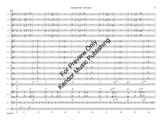 Coming in Hot - Yasinitsky - Jazz Ensemble - Gr. 1.5