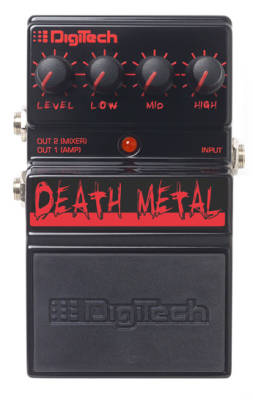 スラッシュメタル DIGITECH BLACK-13 distortion DigiTech Black 13 Scott Ian Pedal | zZounds