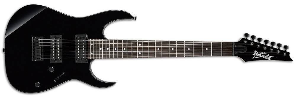 Ibanez GIO Series 7 String Electric - Black Night | Long