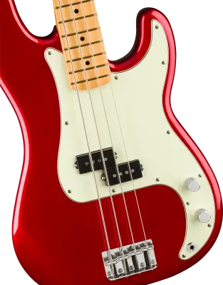 75th Anniversary Player II Precision Bass, Maple Fingerboard - Candy Apple Red