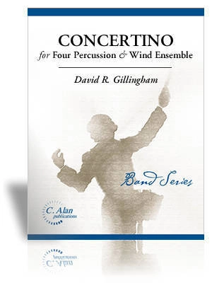 Concertino for 4 Percussion and Wind Ensemble - Gillingham - Concert Band - Gr. 5