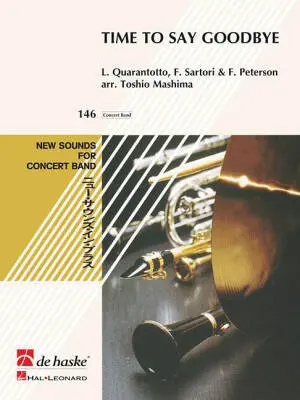 De Haske Publications - Time to Say Goodbye - Mashima - Concert Band - Gr. 4