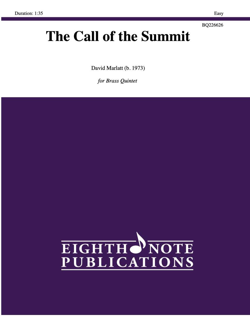 The Call of the Summit - Marlatt - Brass Quintet