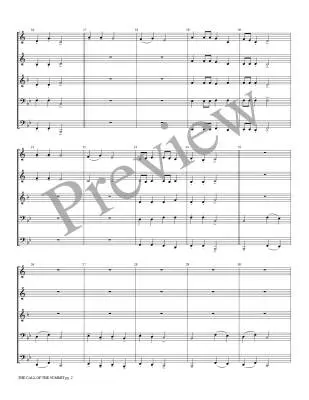The Call of the Summit - Marlatt - Brass Quintet