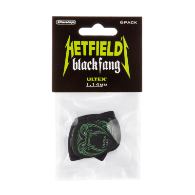 James Hetfield Black Fang Players Pack (6 Pack) 1.14mm