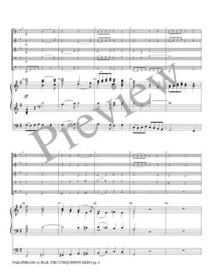 Paraphrase on Hail the Conquering Hero - Guilmant/Marlatt - Brass Quintet