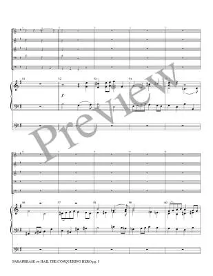 Paraphrase on Hail the Conquering Hero - Guilmant/Marlatt - Brass Quintet