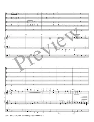 Paraphrase on Hail the Conquering Hero - Guilmant/Marlatt - Brass Quintet