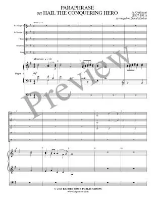 Paraphrase on Hail the Conquering Hero - Guilmant/Marlatt - Brass Quintet