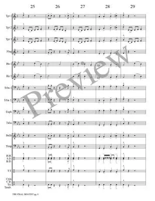 The Final Descent - Meeboer - Brass Choir