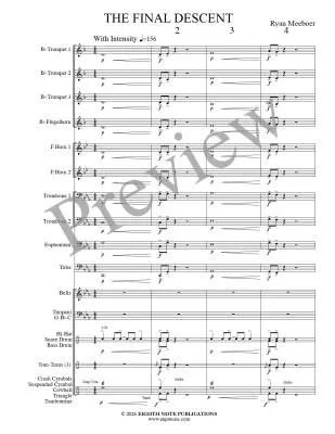 The Final Descent - Meeboer - Brass Choir