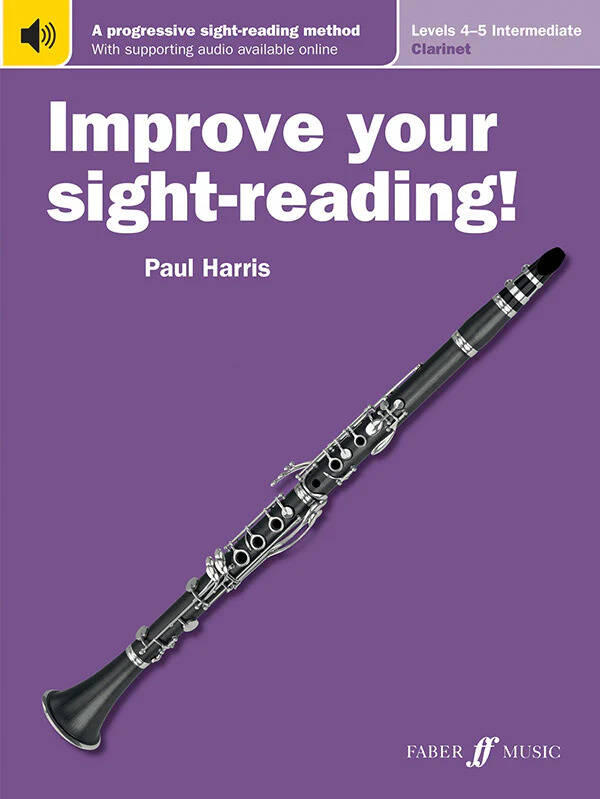 Improve Your Sight-Reading! Levels 4-5 - Harris - Clarinet - Book/Audio Online