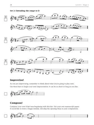 Improve Your Sight-Reading! Levels 4-5 - Harris - Clarinet - Book/Audio Online