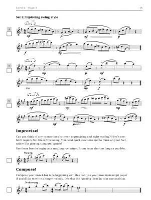 Improve Your Sight-Reading! Levels 6-8 - Harris - Flute - Book/Audio Online
