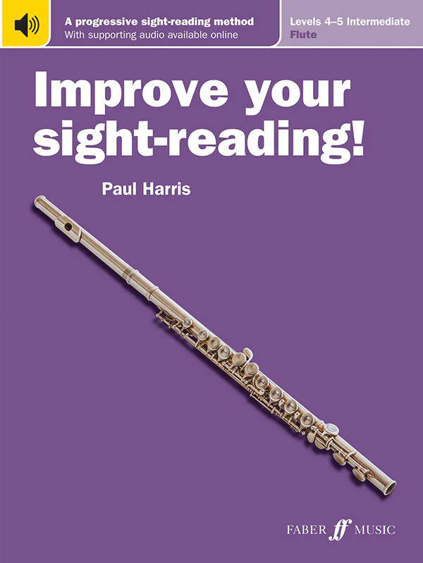 Improve Your Sight-Reading! Levels 4-5 - Harris - Flute - Book/Audio Online