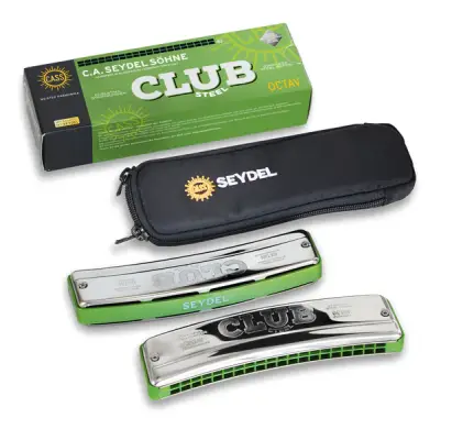 C.A.Seydel Sohne - Club Steel Octave Harmonica - High G