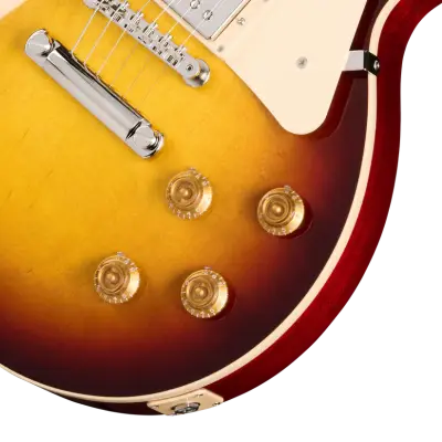Les Paul Standard 50s Plain Top Electric Guitar with Hardshell Case - Iced Tea