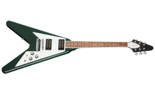 Gibson - Flying V 70s Electric Guitar with Hardshell Case - British Racing Green