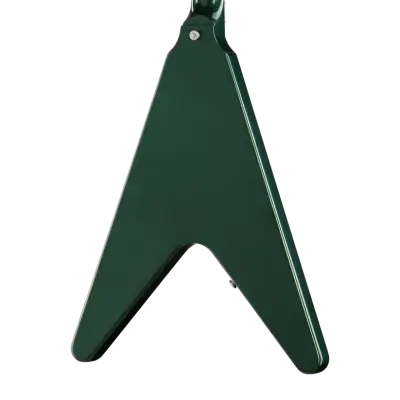 Flying V 70s Electric Guitar with Hardshell Case - British Racing Green