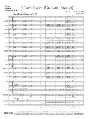 El Toro Bravo - Standridge - Concert Band - Gr. 2