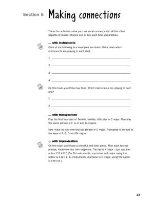 Improve Your Aural! Grade 5 (Revised) - Harris - Book/CD