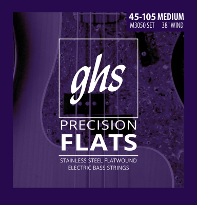 GHS Strings - Precision Flatwound Bass Medium (.045-.105)