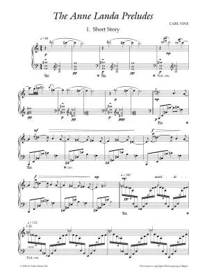 The Anne Landa Preludes - Vine - Piano - Book