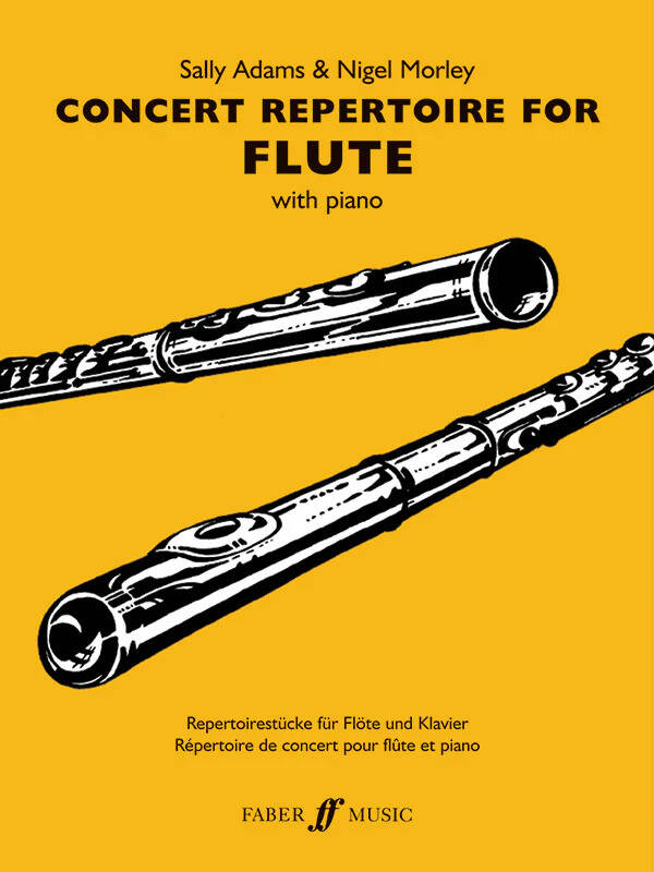 Concert Repertoire for Flute - Adams/Morley - Flute/Piano - Book