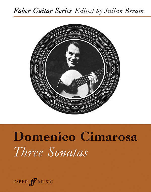 Three Sonatas - Cimarosa/Bream  - Guitar - Book
