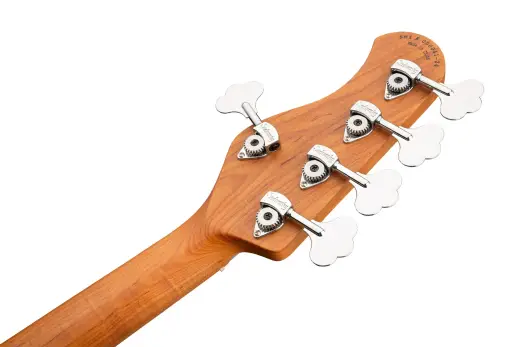 MetroExpress 21-Fret Vintage M/J 5-String Bass, Roasted Maple Fingerboard - Champagne Metallic