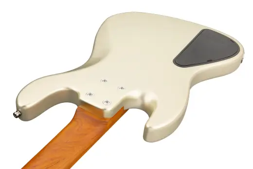 MetroExpress 21-Fret Vintage M/J 5-String Bass, Roasted Maple Fingerboard - Champagne Metallic