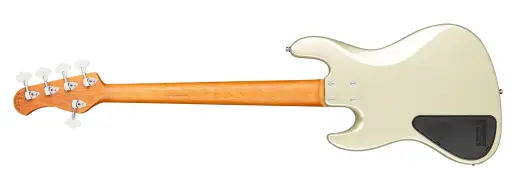 MetroExpress 21-Fret Vintage M/J 5-String Bass, Roasted Maple Fingerboard - Champagne Metallic
