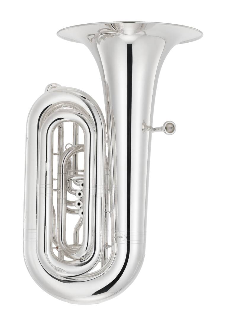 YBB623 Bb Piston Tuba - Silver-Plated