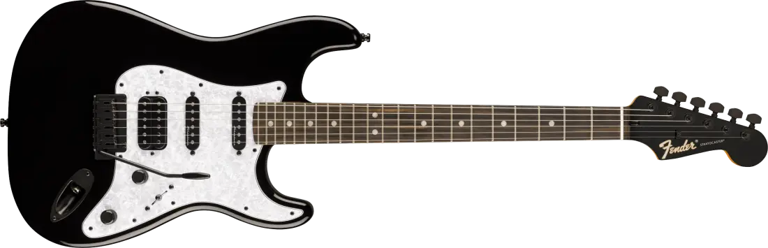 Limited Edition Player Fusion Stratocaster HSS, Ebony Fingerboard - Black