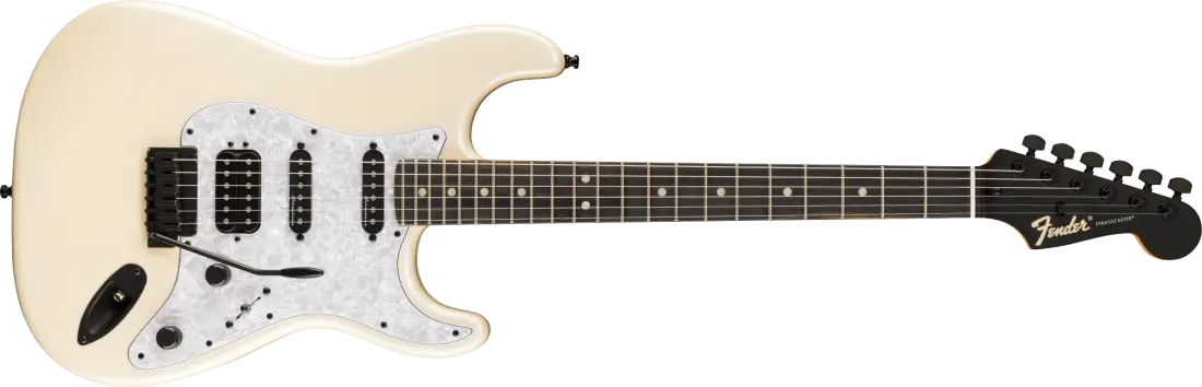 Limited Edition Player Fusion Stratocaster HSS, Ebony Fingerboard - Olympic Pearl