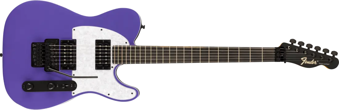 Limited Edition Player Fusion Telecaster HH Floyd Rose, Ebony Fingerboard - Aura Metallic