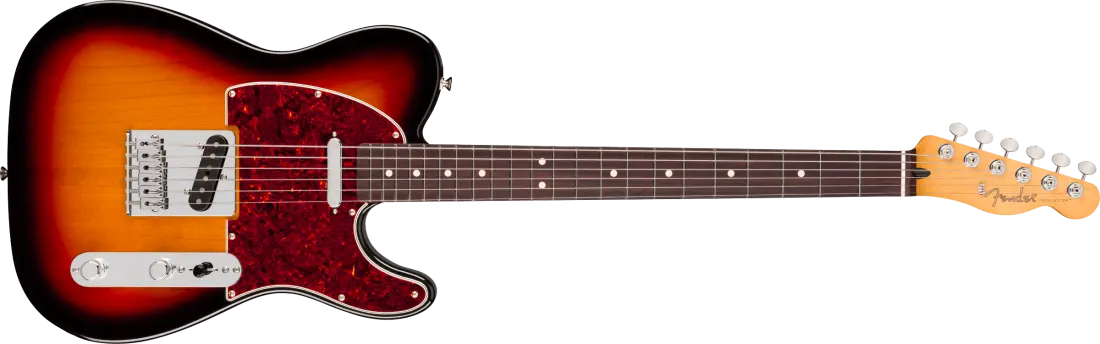 75th Anniversary Player II Baritone Telecaster, Rosewood Fingerboard - 3-Colour Sunburst