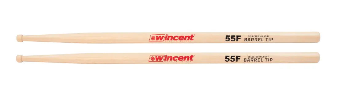 55F BarrelTip Hickory Drumsticks with Acorn Tip