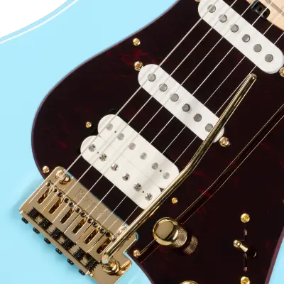 Malina Moye Signature Pacer Deluxe Electric Guitar with Hardshell Case - Splash Blue