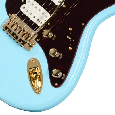 Malina Moye Signature Pacer Deluxe Electric Guitar with Hardshell Case - Splash Blue