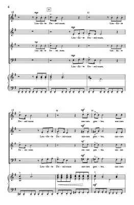 Laudate Dominum - Davison - Choral Octavo - SAB/opt. Tenor Accompanied